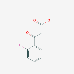molecular formula C10H9FO3 B181616 Methyl 3-(2-fluorophenyl)-3-oxopropanoate CAS No. 185302-86-7