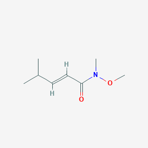 molecular formula C8H15NO2 B181632 (E)-N-Methoxy-N,4-dimethylpent-2-enamide CAS No. 170969-86-5