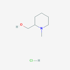 molecular formula C7H16ClNO B181644 2-Piperidinemethanol, 1-methyl-, hydrochloride CAS No. 119475-84-2