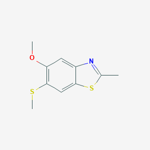 5-Methoxy-2-methyl-6-(methylthio)benzo[d]thiazole