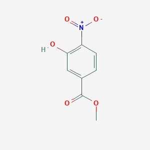 molecular formula C8H7NO5 B181651 Methyl 3-hydroxy-4-nitrobenzoate CAS No. 713-52-0