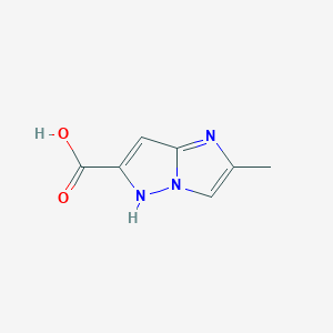 2-methyl-5H-imidazo[1,2-b]pyrazole-6-carboxylic acid