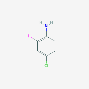 molecular formula C6H5ClIN B181669 4-氯-2-碘苯胺 CAS No. 63069-48-7