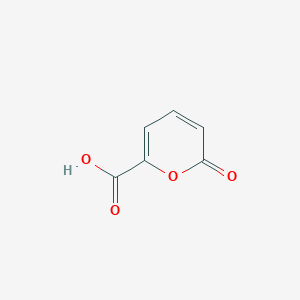 molecular formula C6H4O4 B181686 2-Oxo-2H-pyran-6-carboxylic acid CAS No. 672-67-3