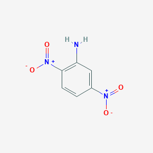 molecular formula C6H5N3O4 B181689 2,5-Dinitroaniline CAS No. 619-18-1