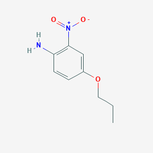 molecular formula C9H12N2O3 B181694 2-Nitro-4-propoxyaniline CAS No. 20367-34-4