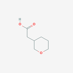 molecular formula C7H12O3 B181697 tetrahydro-2H-pyran-3-ylacetic acid CAS No. 102539-71-9