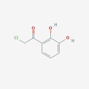 molecular formula C8H7ClO3 B181698 2-Chloro-1-(2,3-dihydroxyphenyl)ethanone CAS No. 63704-55-2