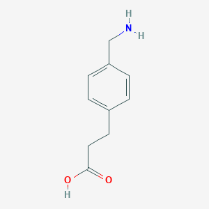 molecular formula C10H13NO2 B181709 3-[4-(Aminomethyl)phenyl]propanoic acid CAS No. 55197-36-9