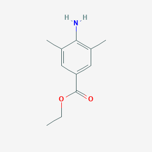 molecular formula C11H15NO2 B181712 Ethyl 4-amino-3,5-dimethylbenzoate CAS No. 3095-47-4