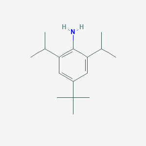 molecular formula C16H27N B181718 4-tert-Butyl-2,6-di(propan-2-yl)aniline CAS No. 143783-78-2