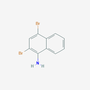 molecular formula C10H7Br2N B181722 2,4-Dibromonaphthalen-1-amine CAS No. 20191-76-8