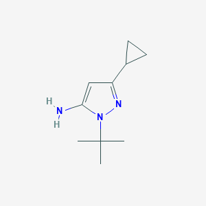 1-tert-butyl-3-cyclopropyl-1H-pyrazol-5-amine