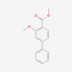 molecular formula C15H14O3 B181749 Methyl 3-methoxy-[1,1'-biphenyl]-4-carboxylate CAS No. 175152-70-2