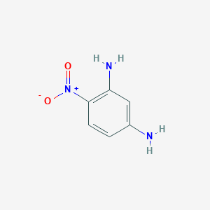 molecular formula C6H7N3O2 B181760 4-Nitro-1,3-benzenediamine CAS No. 5131-58-8