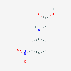 molecular formula C8H8N2O4 B181767 GLYCINE, N-(m-NITROPHENYL)- CAS No. 10242-06-5