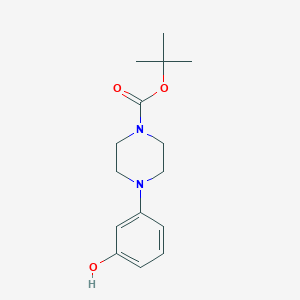 molecular formula C15H22N2O3 B181775 Tert-butyl 4-(3-hydroxyphenyl)piperazine-1-carboxylate CAS No. 198627-86-0