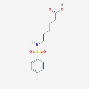 molecular formula C13H19NO4S B181778 Hexanoic acid, 6-[[(4-methylphenyl)sulfonyl]amino]- CAS No. 78521-39-8