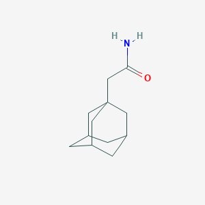 molecular formula C12H19NO B181779 Tricyclo(3.3.1.13,7)decan-1-acetamide CAS No. 19026-73-4
