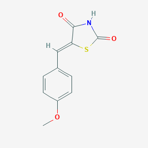 molecular formula C11H9NO3S B181780 5-(4-甲氧基苄亚叉)-1,3-噻唑烷-2,4-二酮 CAS No. 6320-51-0
