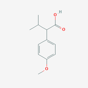 molecular formula C12H16O3 B181782 2-(4-甲氧基苯基)-3-甲基丁酸 CAS No. 51632-31-6