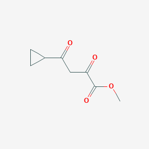 molecular formula C8H10O4 B181791 Methyl 4-cyclopropyl-2,4-dioxobutanoate CAS No. 167408-67-5