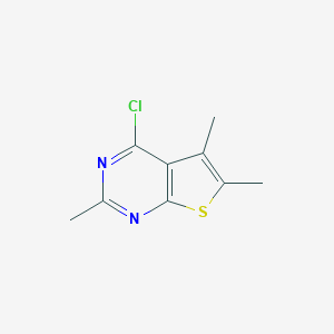 molecular formula C9H9ClN2S B181804 4-Chloro-2,5,6-trimethylthieno[2,3-d]pyrimidine CAS No. 83548-58-7