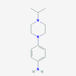 molecular formula C13H21N3 B181805 4-(4-异丙基哌嗪-1-基)苯胺 CAS No. 443914-86-1