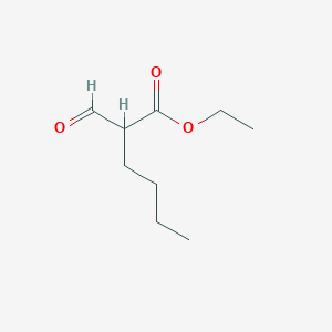 molecular formula C9H16O3 B181808 Ethyl 2-formylhexanoate CAS No. 19361-66-1