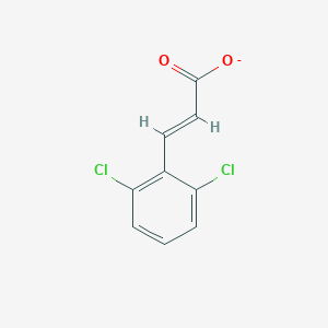 molecular formula C9H5Cl2O2- B181815 2,6-Dichlorocinnamic acid CAS No. 5345-89-1