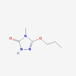 4-Methyl-3-propoxy-1H-1,2,4-triazol-5(4H)-one