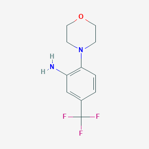 2-Morpholino-5-(trifluoromethyl)aniline