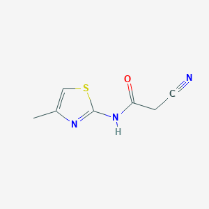 2-cyano-N-(4-methyl-1,3-thiazol-2-yl)acetamide