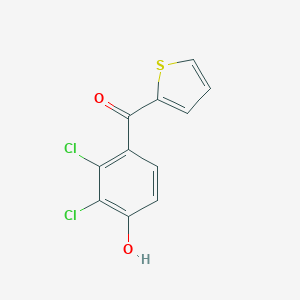 molecular formula C11H6Cl2O2S B018182 2,3-Dichloro-4-hydroxyphenyl 2-thienyl ketone CAS No. 40180-03-8
