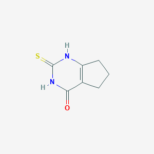 2-thioxo-1,2,3,5,6,7-hexahydro-4H-cyclopenta[d]pyrimidin-4-one