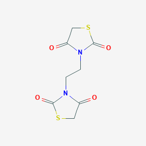 3-[2-(2,4-Dioxo-1,3-thiazolidin-3-yl)ethyl]-1,3-thiazolidine-2,4-dione