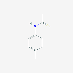 molecular formula C9H11NS B181828 Ethanethioamide, N-(4-methylphenyl)- CAS No. 5310-17-8