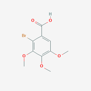 molecular formula C10H11BrO5 B181829 2-Bromo-3,4,5-trimethoxybenzoic acid CAS No. 23346-82-9