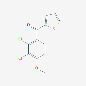 molecular formula C12H8Cl2O2S B018183 (2,3-Dichloro-4-methoxyphenyl)-2-thienylmethanone CAS No. 40180-05-0