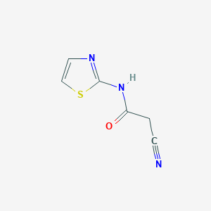 molecular formula C6H5N3OS B181831 2-氰基-N-噻唑-2-基乙酰胺 CAS No. 90158-62-6