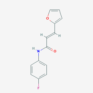B181833 N-(4-fluorophenyl)-3-(2-furyl)acrylamide CAS No. 853349-52-7