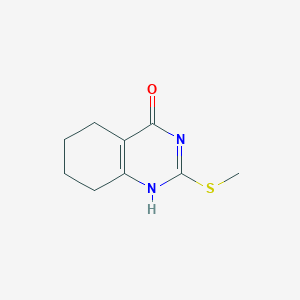 molecular formula C9H12N2OS B181835 2-(甲硫基)-5,6,7,8-四氢喹唑啉-4(3H)-酮 CAS No. 34170-21-3