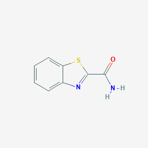molecular formula C8H6N2OS B181848 2-苯并噻唑甲酰胺 CAS No. 29198-43-4