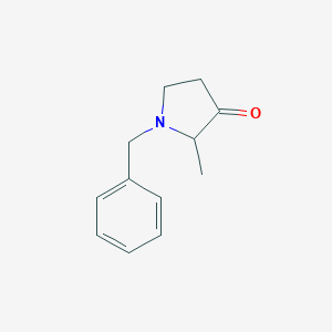 molecular formula C12H15NO B018185 1-Benzyl-2-methyl-3-pyrrolidone CAS No. 69079-26-1