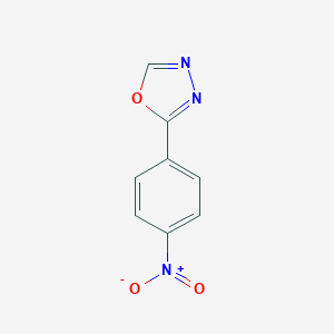 molecular formula C8H5N3O3 B181851 2-(4-Nitrophenyl)-1,3,4-oxadiazole CAS No. 4291-13-8