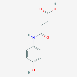 molecular formula C10H11NO4 B181852 4-(4-Hydroxyanilino)-4-oxobutanoic acid CAS No. 62558-67-2