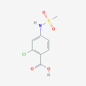 molecular formula C8H8ClNO4S B181860 2-Chloro-4-(methylsulfonamido)benzoic Acid CAS No. 158579-73-8