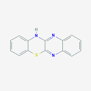 molecular formula C14H9N3S B181861 12H-quinoxalino[2,3-b][1,4]benzothiazine CAS No. 258-17-3