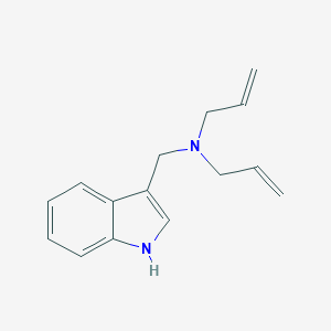 molecular formula C15H18N2 B181863 3-(Diallylaminomethyl)-indole CAS No. 150462-35-4