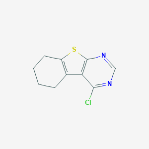 molecular formula C10H9ClN2S B181879 4-Chloro-5,6,7,8-tetrahydrobenzo[4,5]thieno[2,3-d]pyrimidine CAS No. 40493-18-3